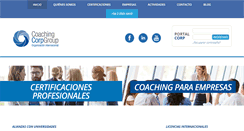 Desktop Screenshot of coachingcorpgroup.com